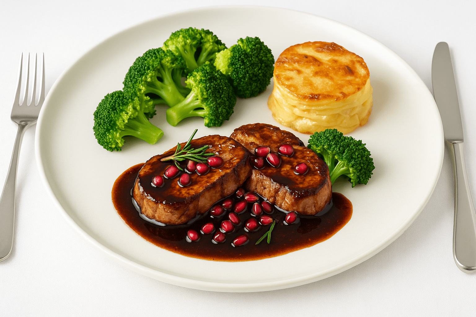 Schweinefilet in Balsamico‑Granatapfel‑Glasur - Genussbote