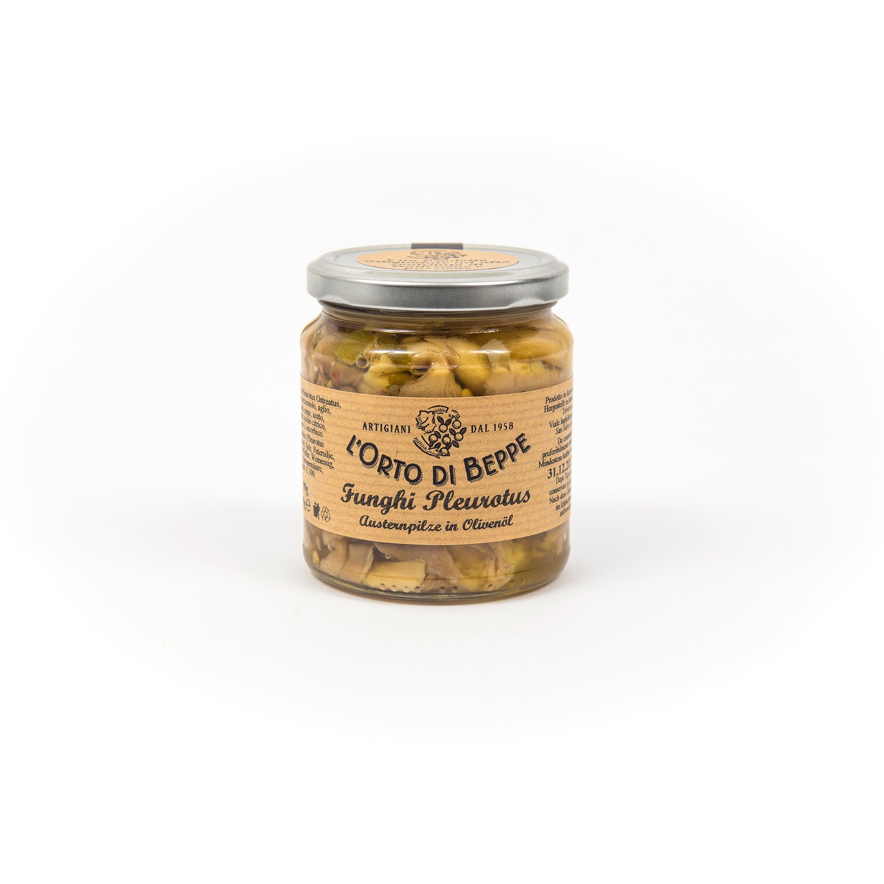 Austernpilze in Olivenöl