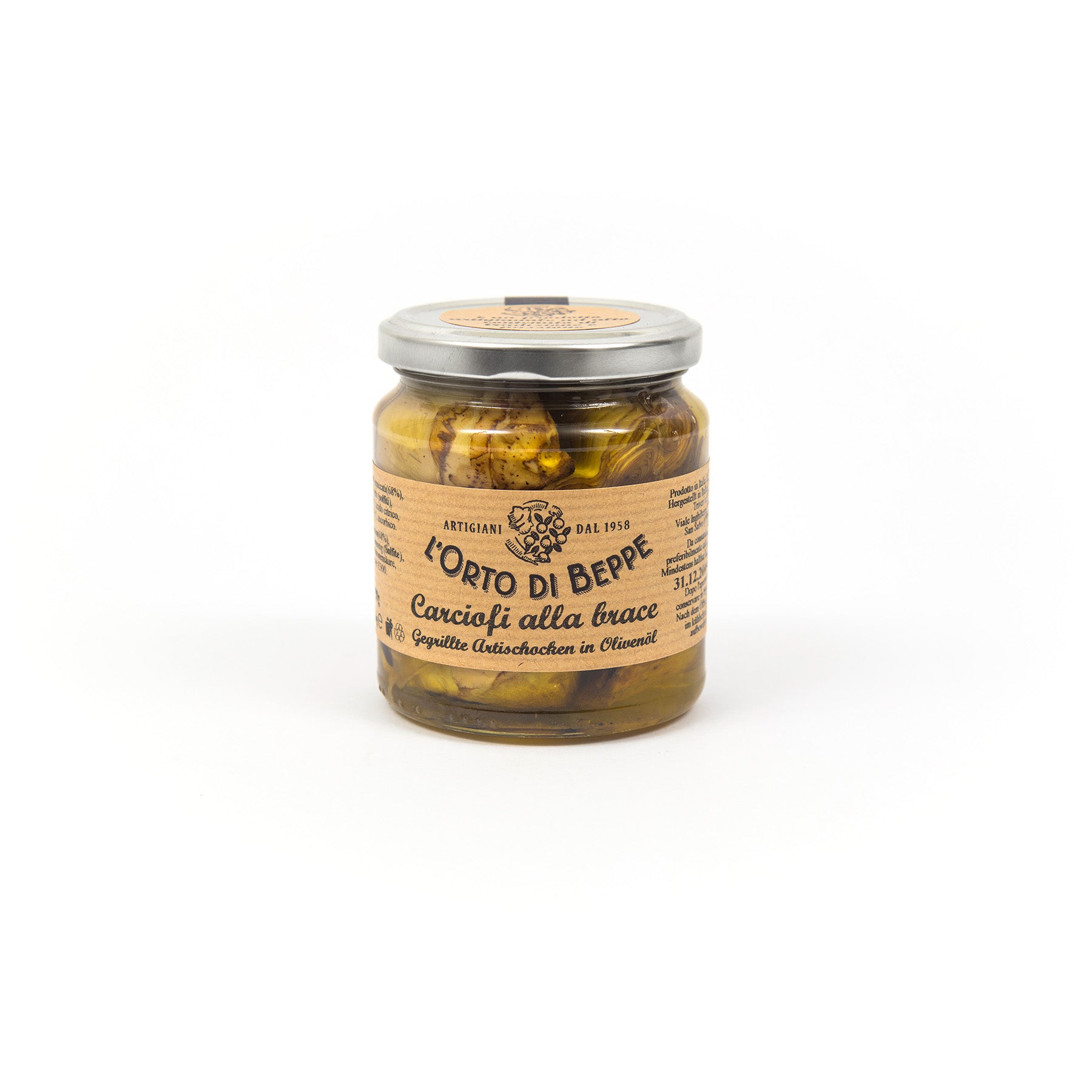 Artischockenherzen gegrillt in Olivenöl