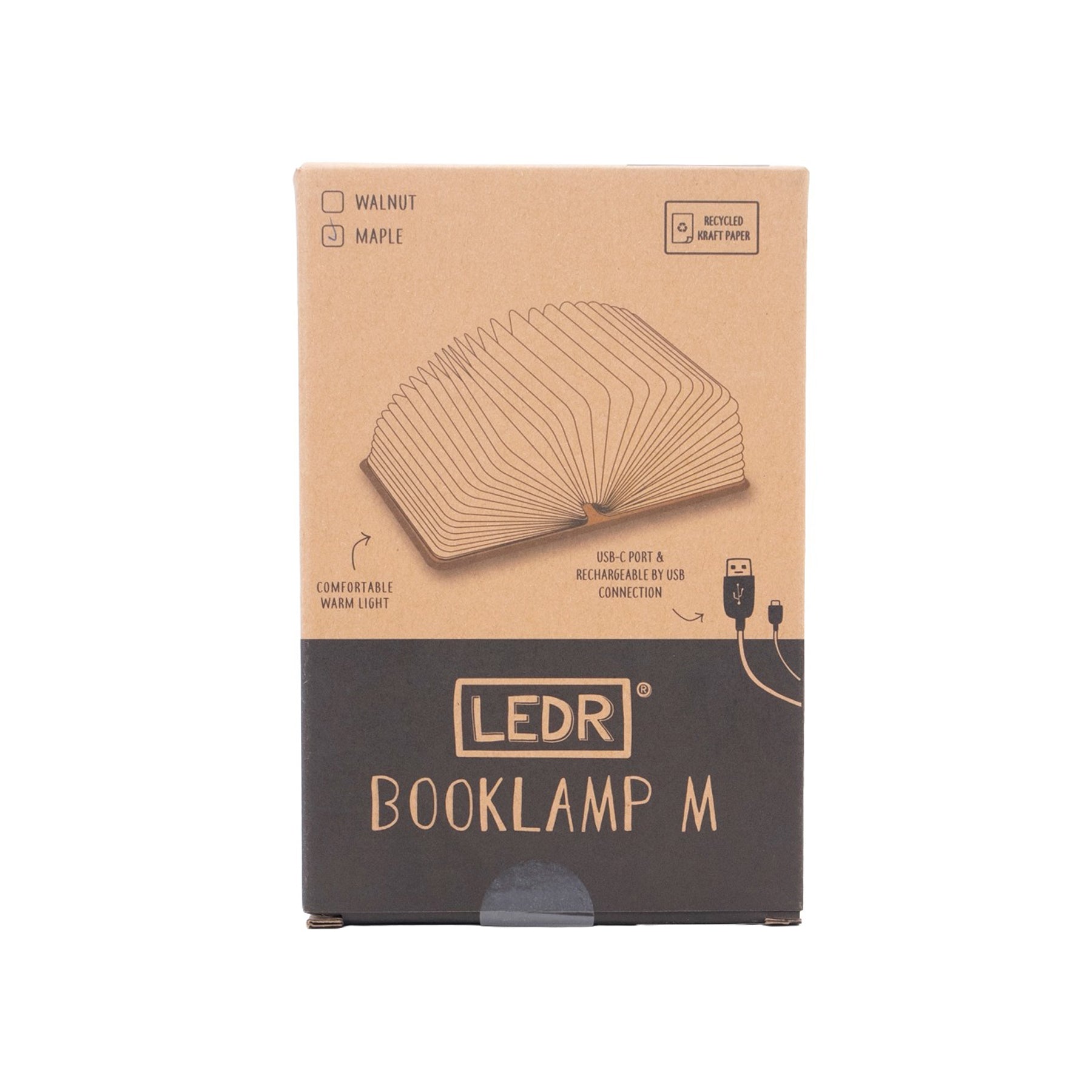 Booklamp M Ahorn