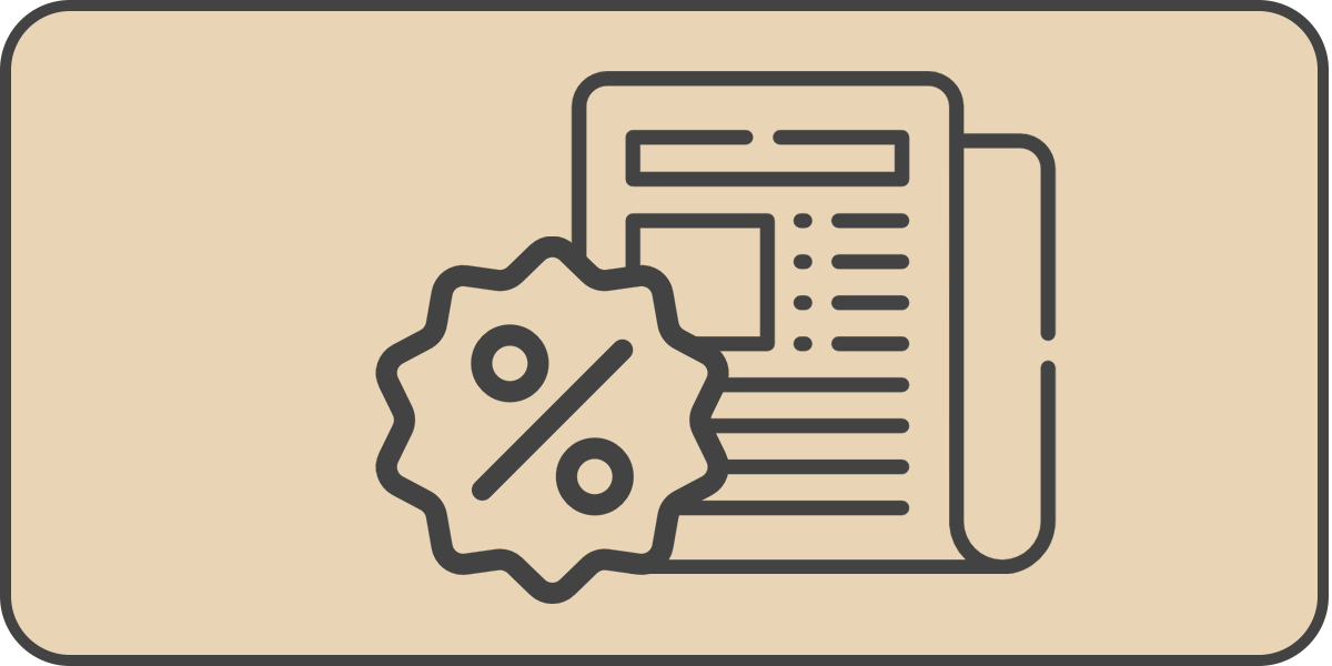 Rabatt Icon für Sale Seite – Genussbote.de