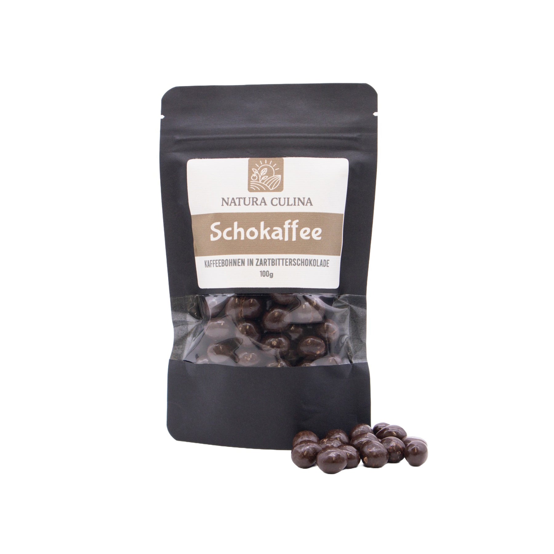 Schokaffee - Kaffeebohnen in Zartbitterschokolade