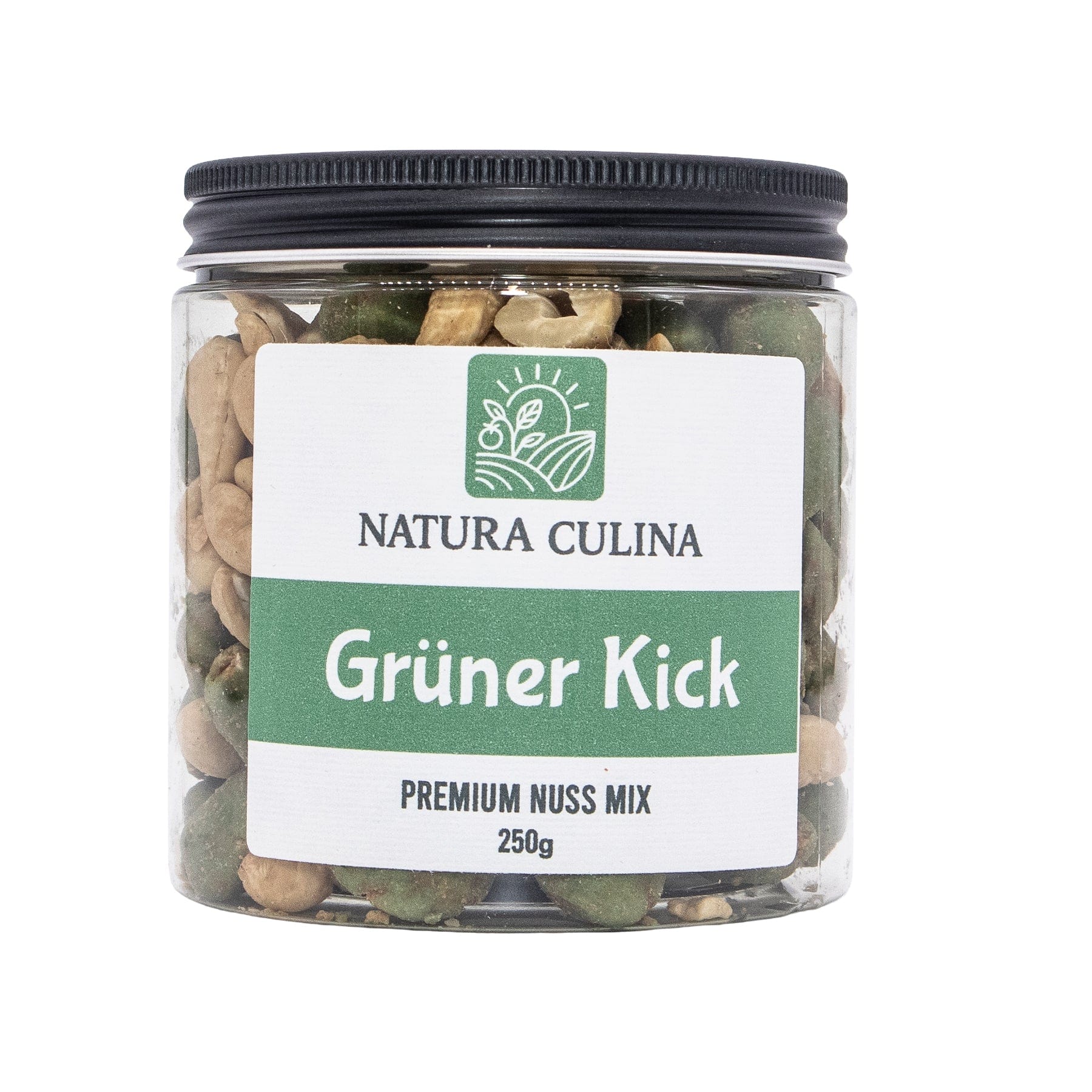 Grüner Kick: Cashew und Erdnuss Mix mit Wasabi - Genussbote