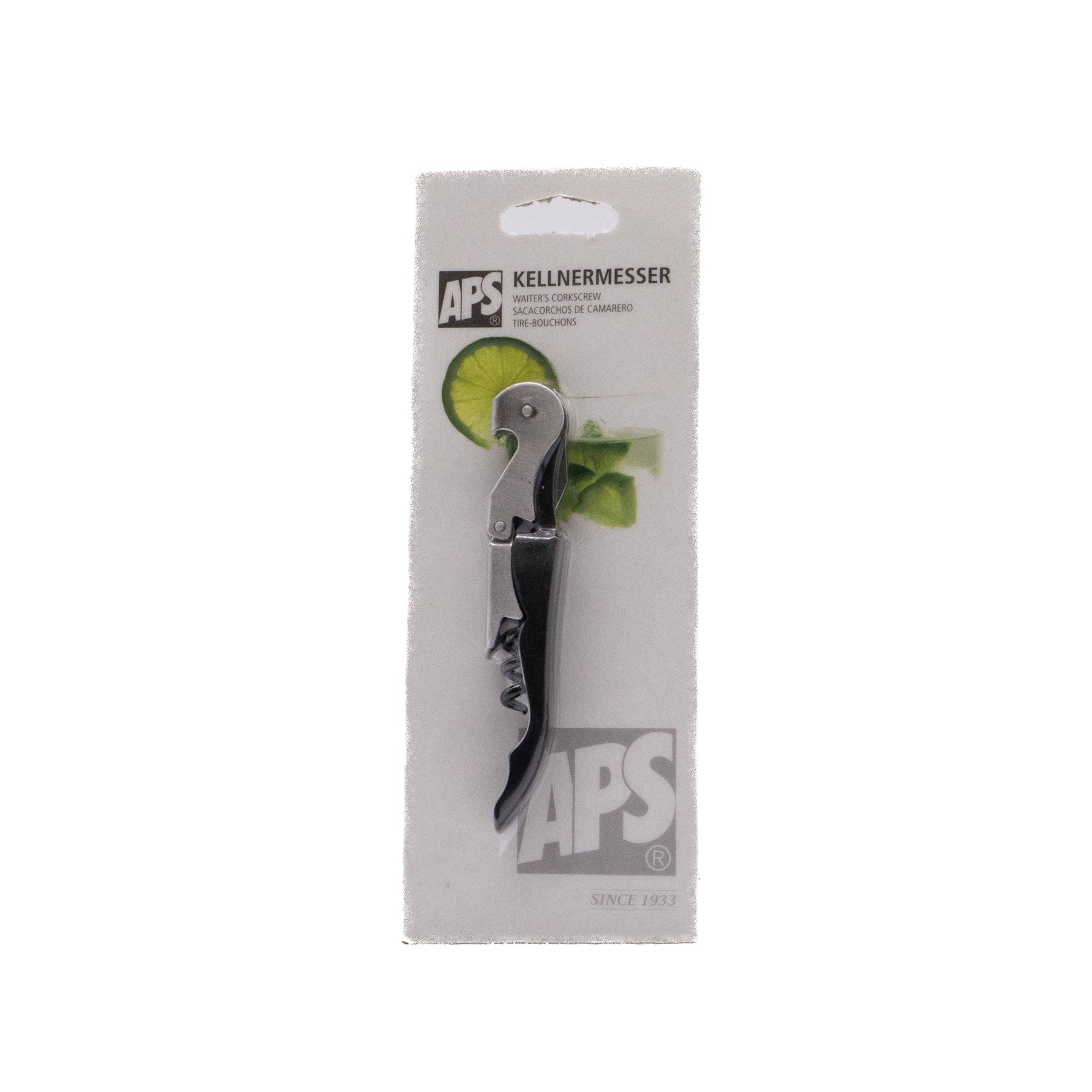 Kellnermesser schwarz - Genussbote