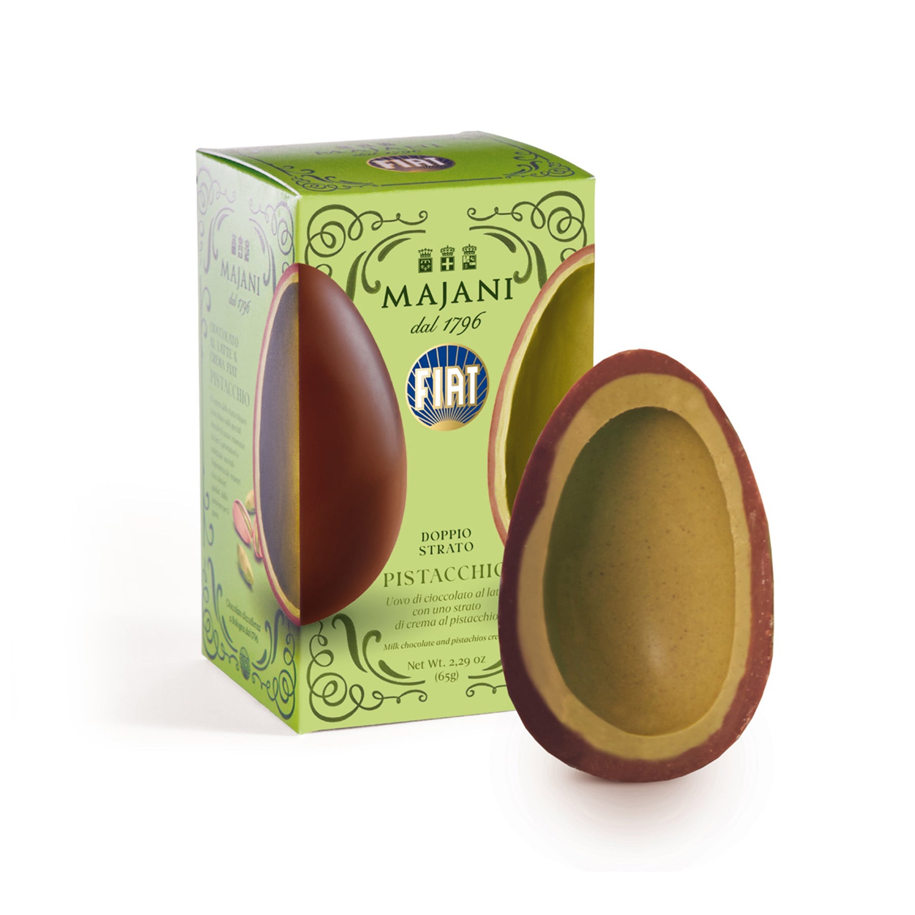 Majani Fiat - Schokoladenei Vollmilch Pistazie - Genussbote