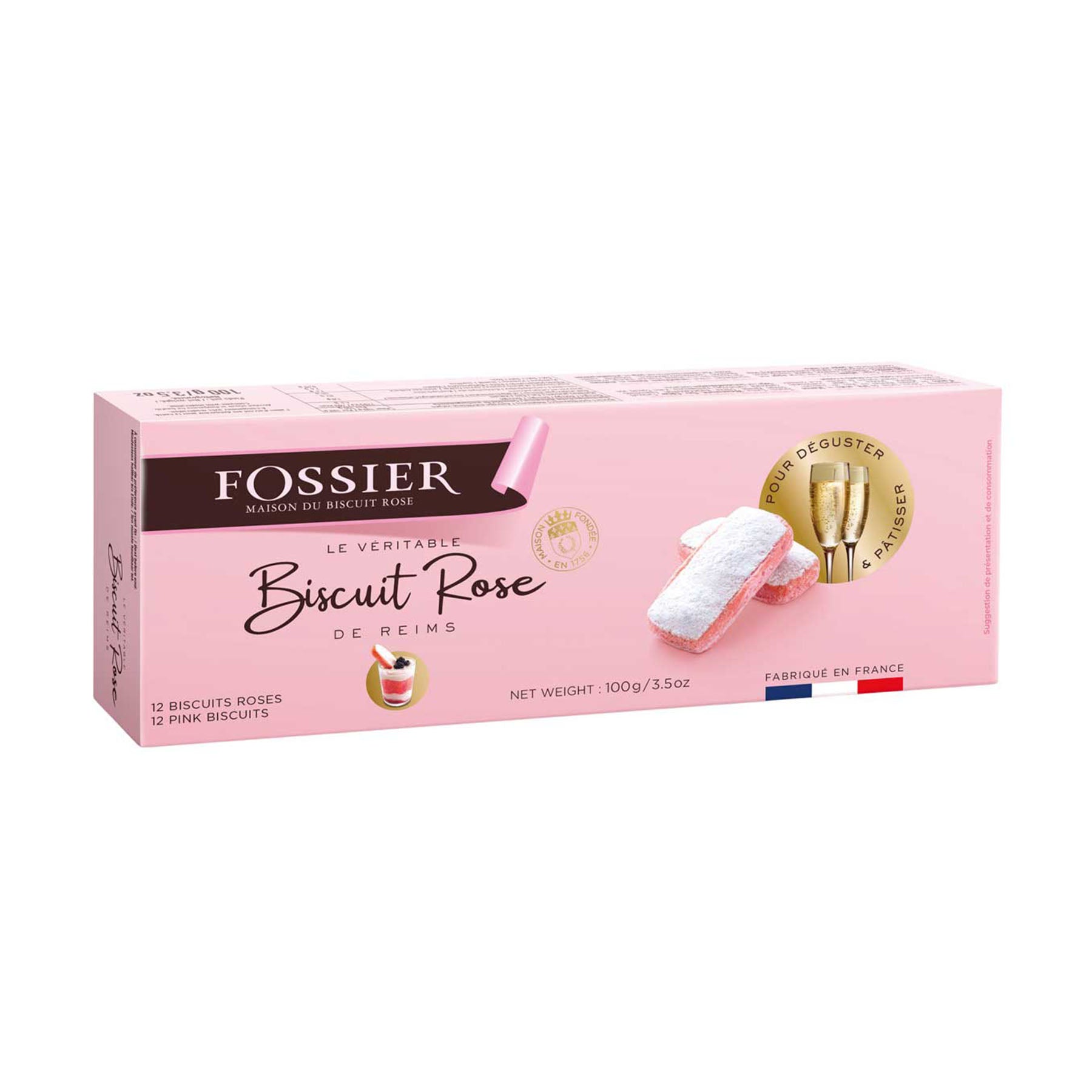 Rosa Biscuit aus Reims - Genussbote