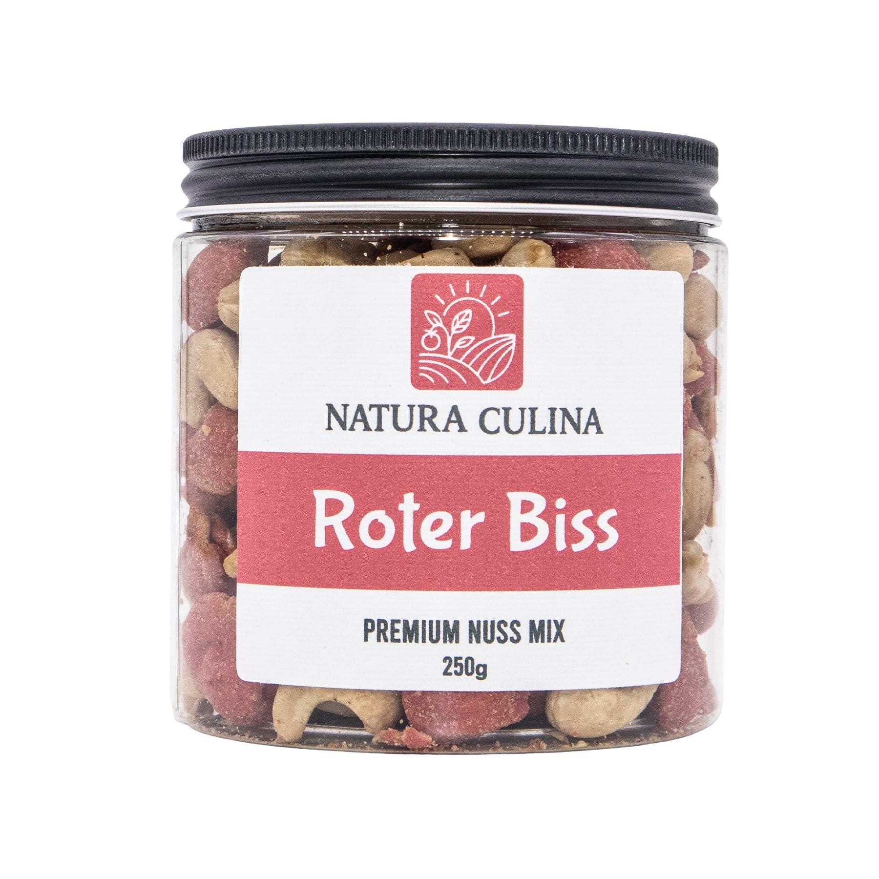 Roter Biss: Cashew und Erdnuss Mix mit Wasabi - Genussbote