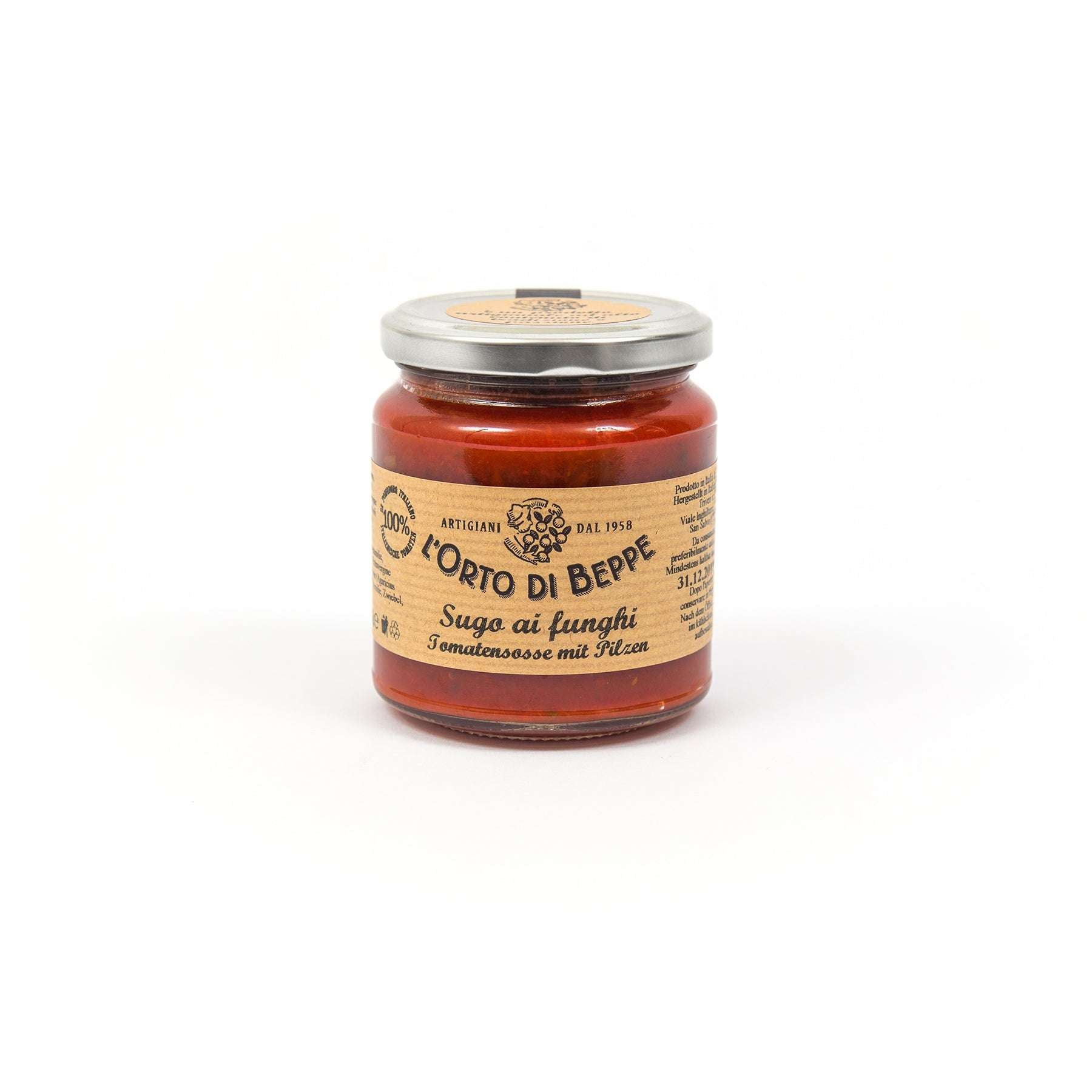 Tomatensoße mit - Pilzen - Genussbote