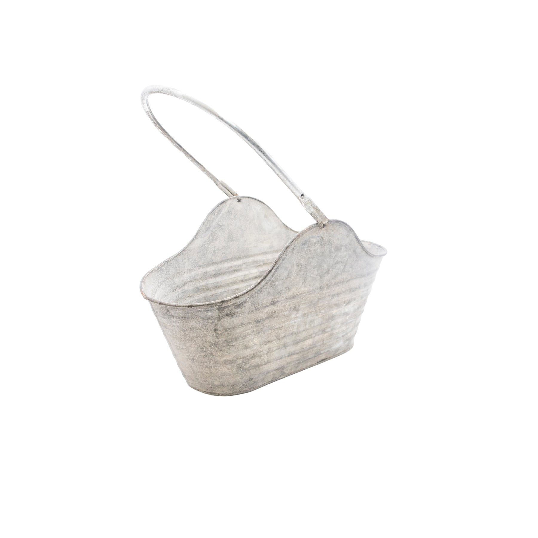 Zinkwanne oval mit Henkel - Genussbote
