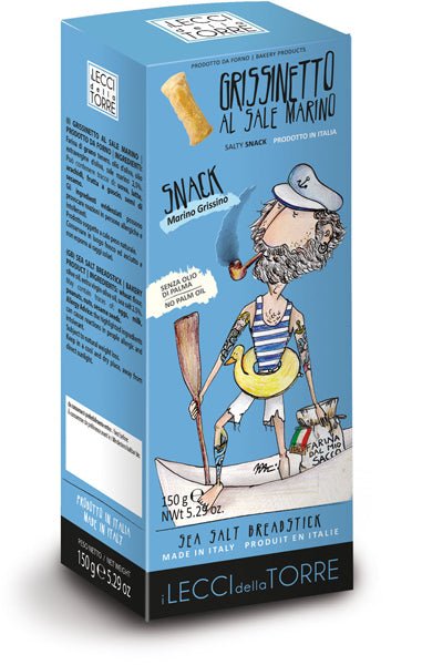 Grissinetto al Sale Marino, Mini-Grissini mit Meersalz - Genussbote