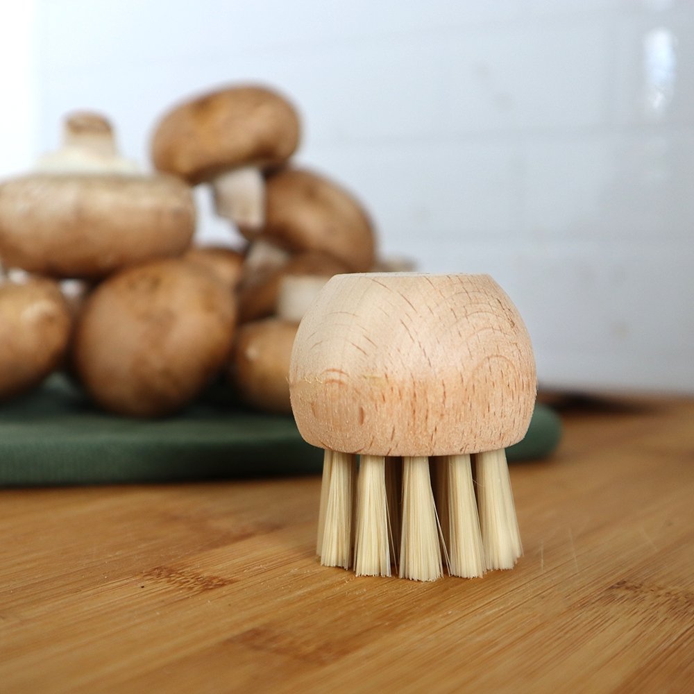 Pilzbürste aus Holz - Genussbote