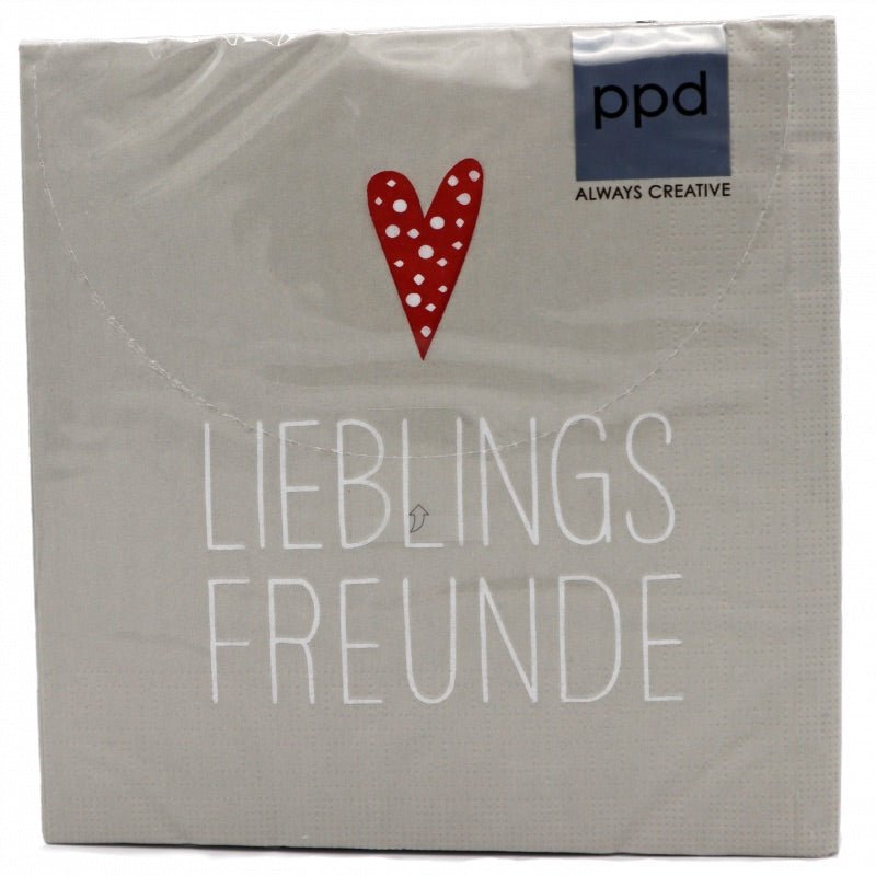 Servietten "Lieblingsfreunde" - Genussbote