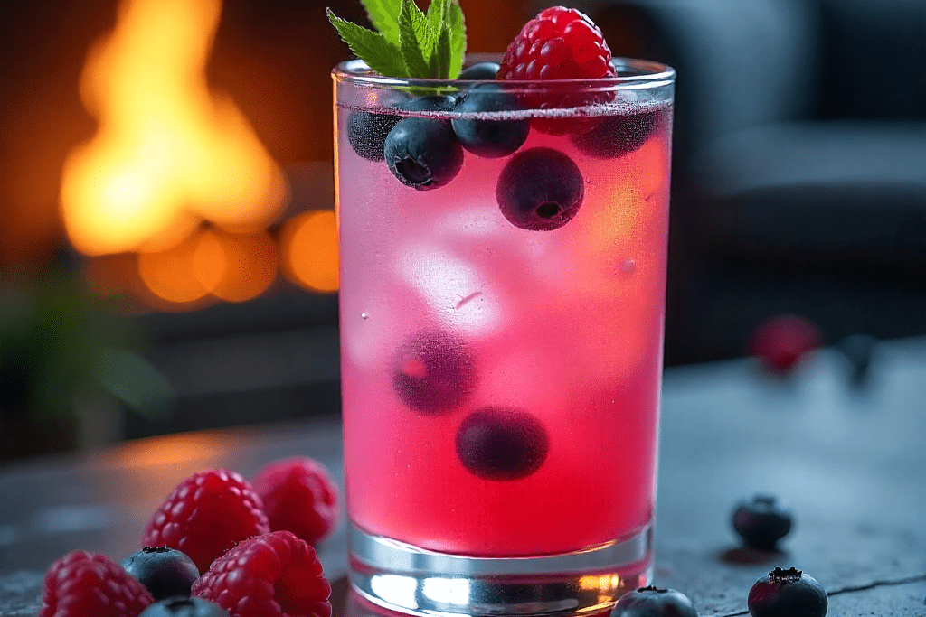 Blå & Beere – Sommer-Cocktail (alkoholfrei, BIO) - Genussbote