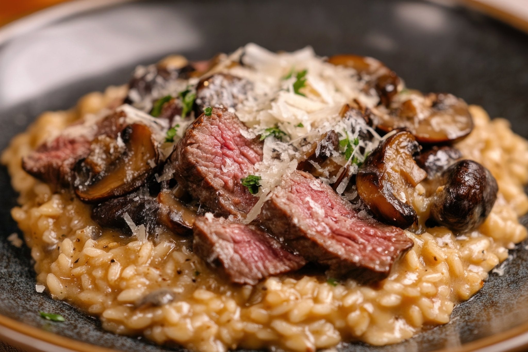 Lammrisotto mit Aubergine – Cremiger Genuss mit zartem Lamm - Genussbote