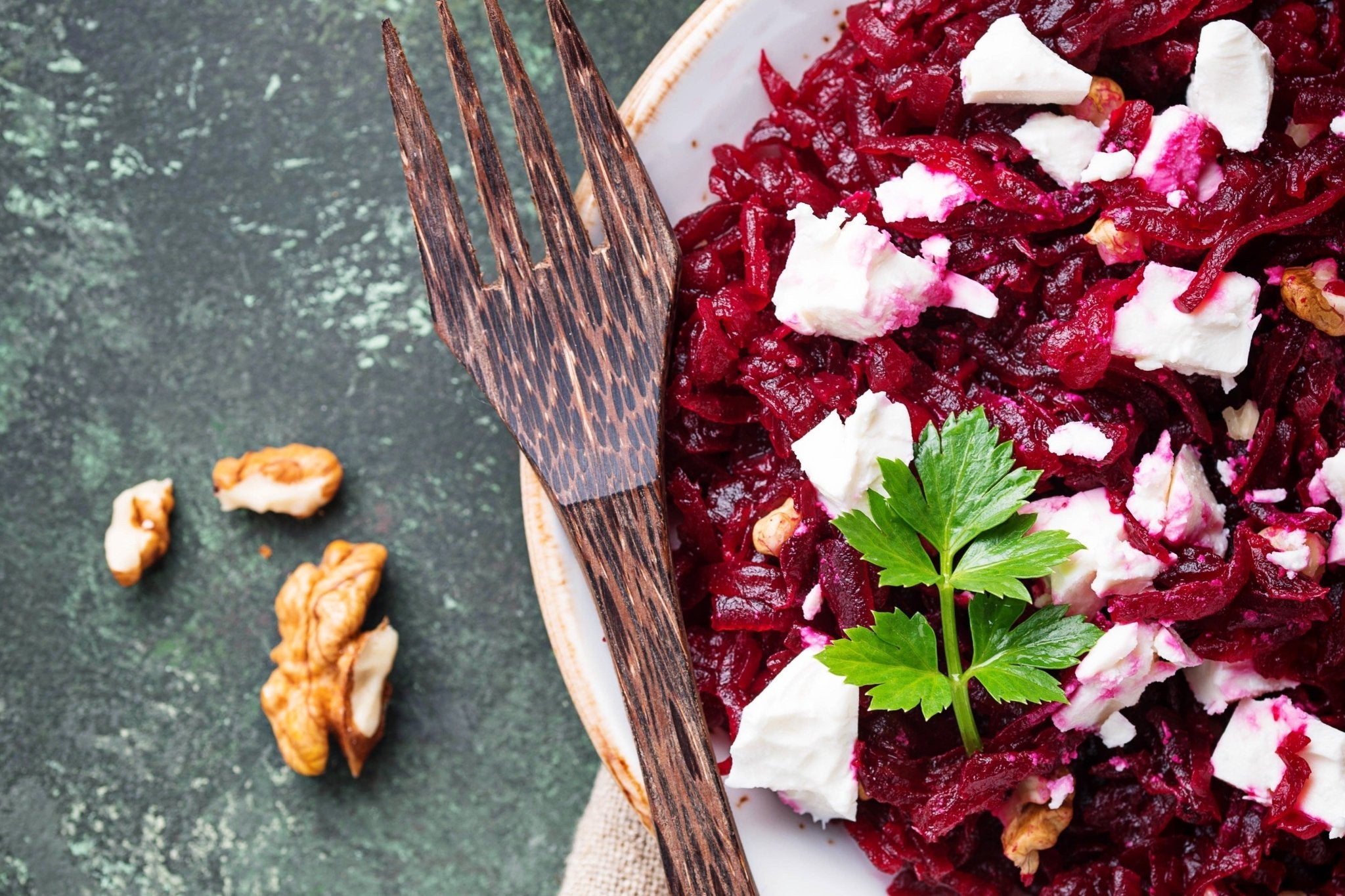 Lila Liebe: Farfalle mit Ziegenkäse & Rote Bete - Genussbote