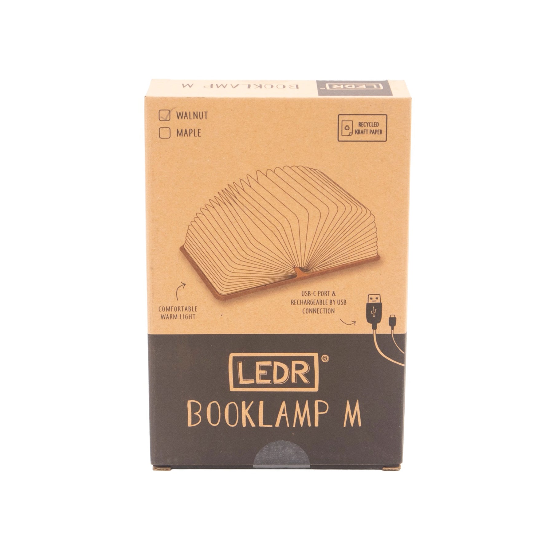 Booklamp M Walnuss