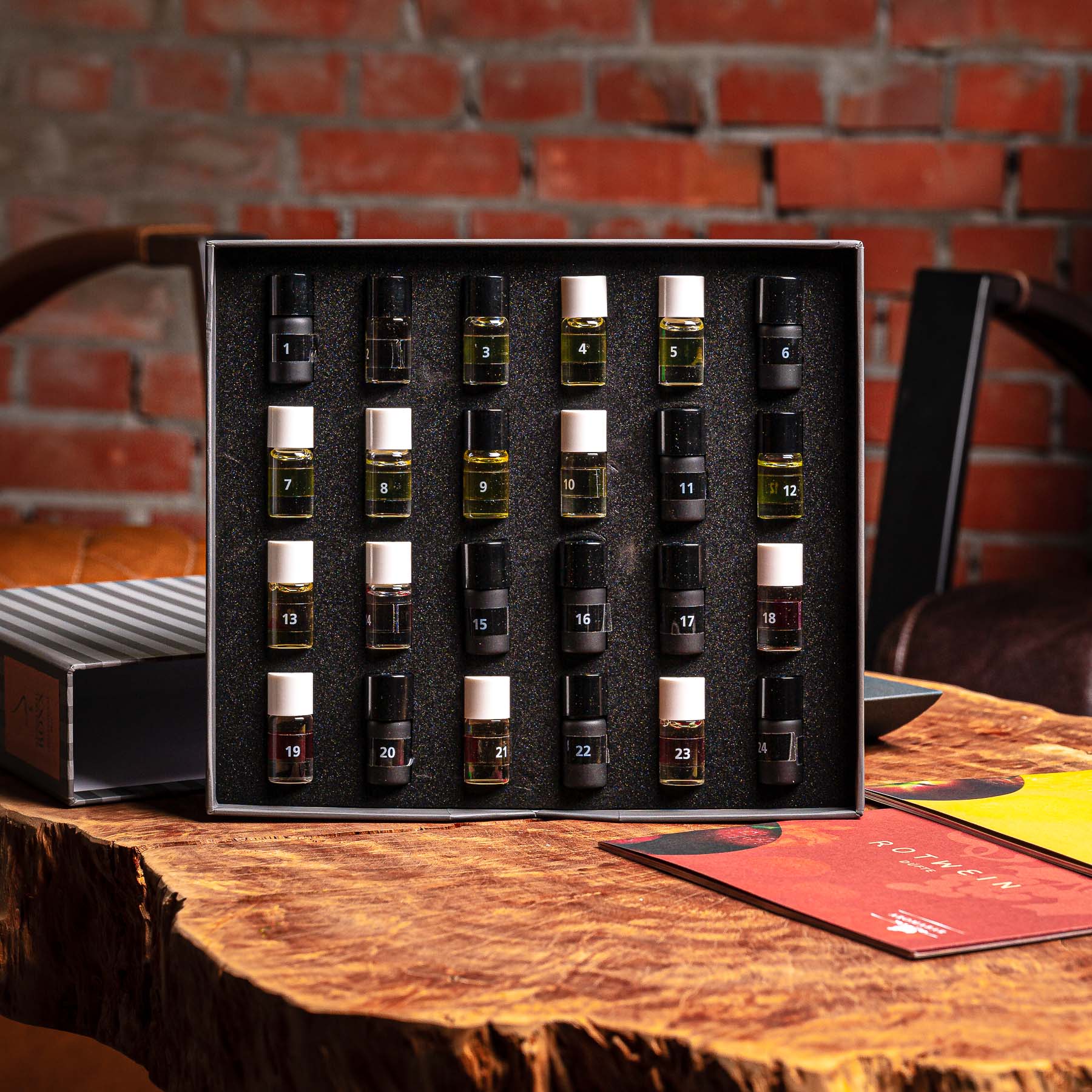 Aromabar Sensoric Boxx "Professional" Rotwein- und Weißwein-Set - Genussbote