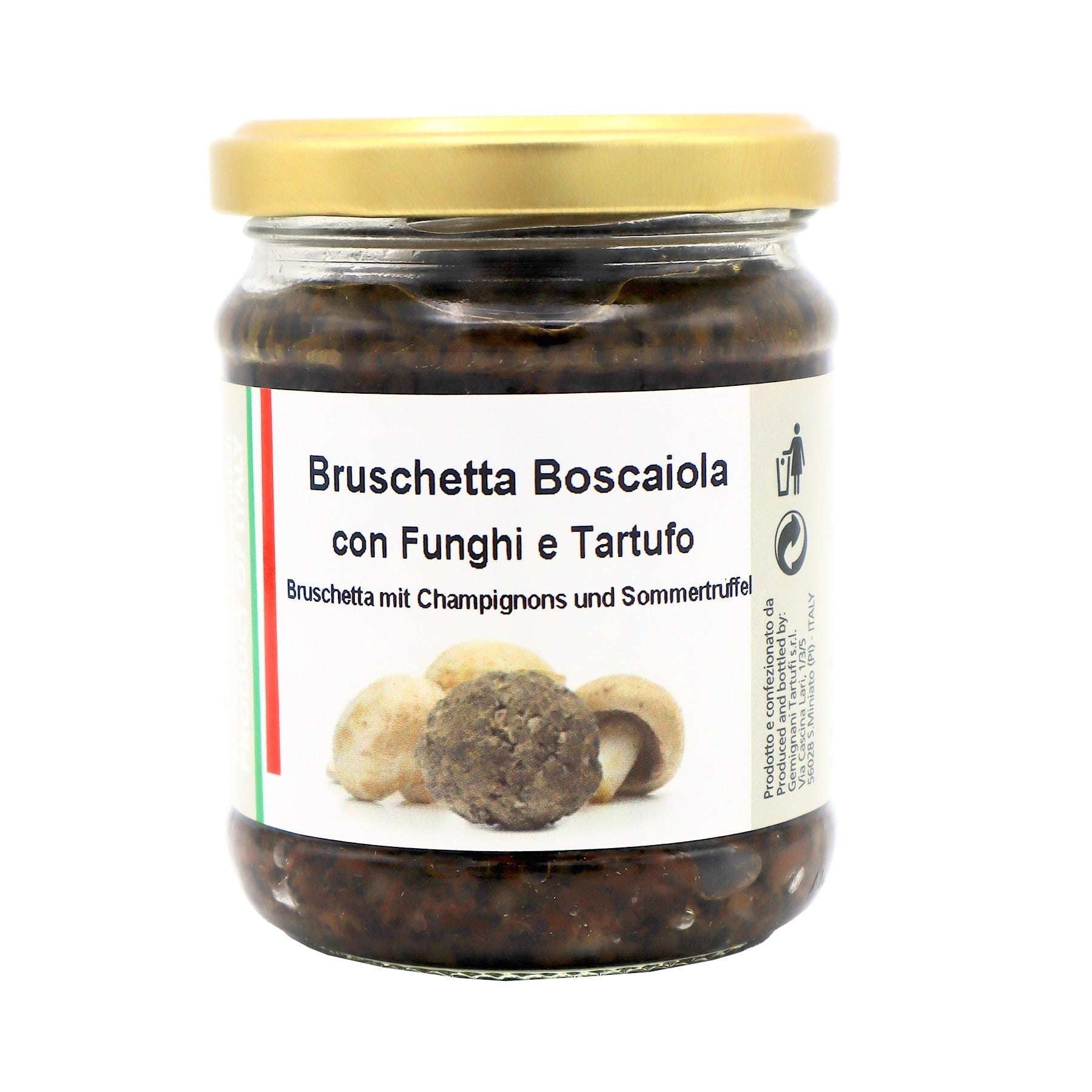 Bruschetta mit Champignons und Sommertrüffel (180g) - Genussbote