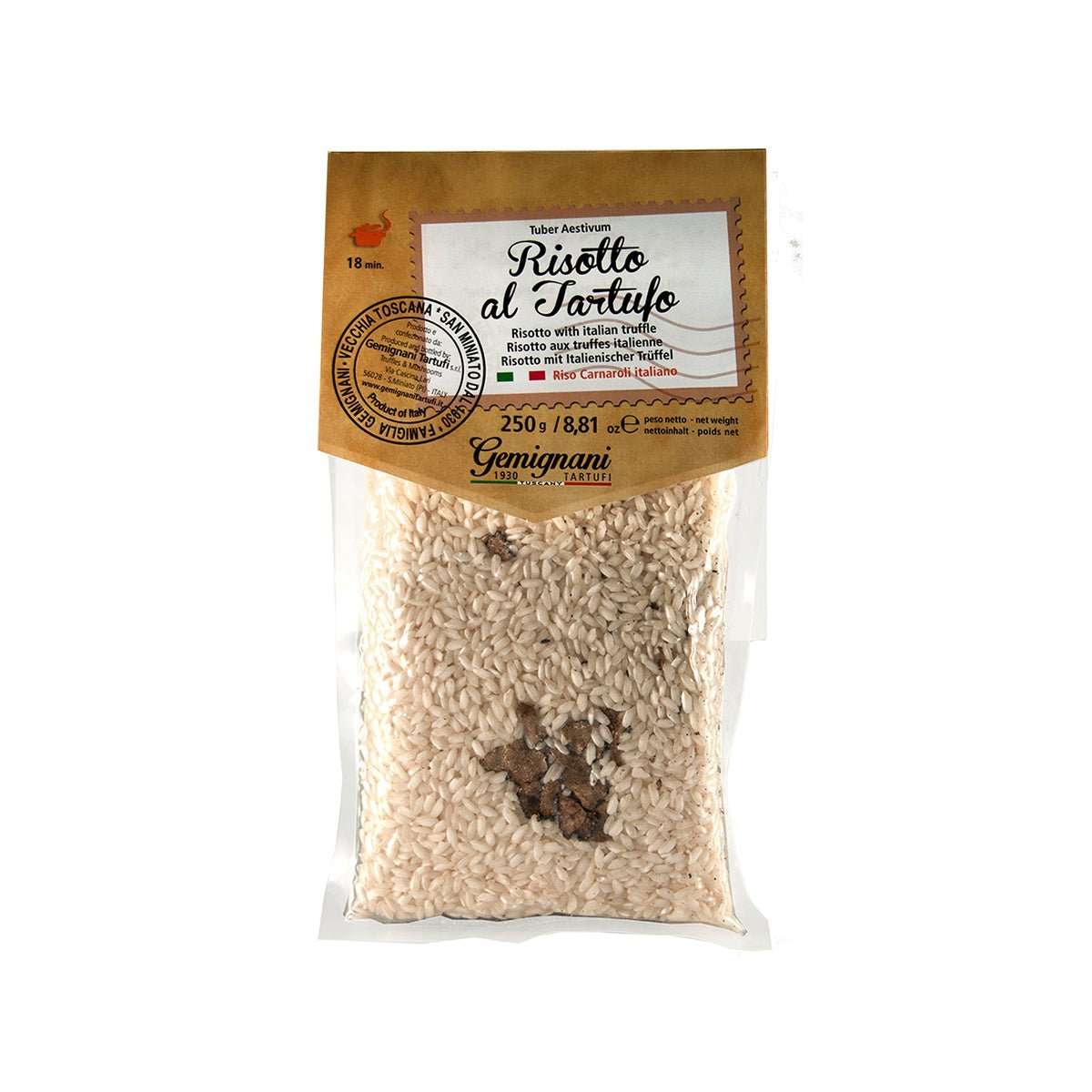 Carnaroli Risotto Reis mit Trüffeln - Genussbote