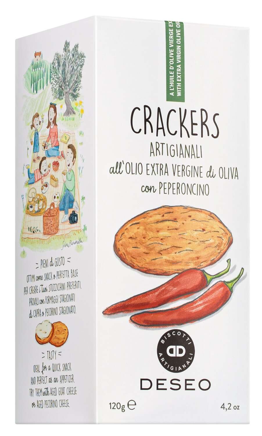 Cracker mit Olivenöl und Chili - Genussbote