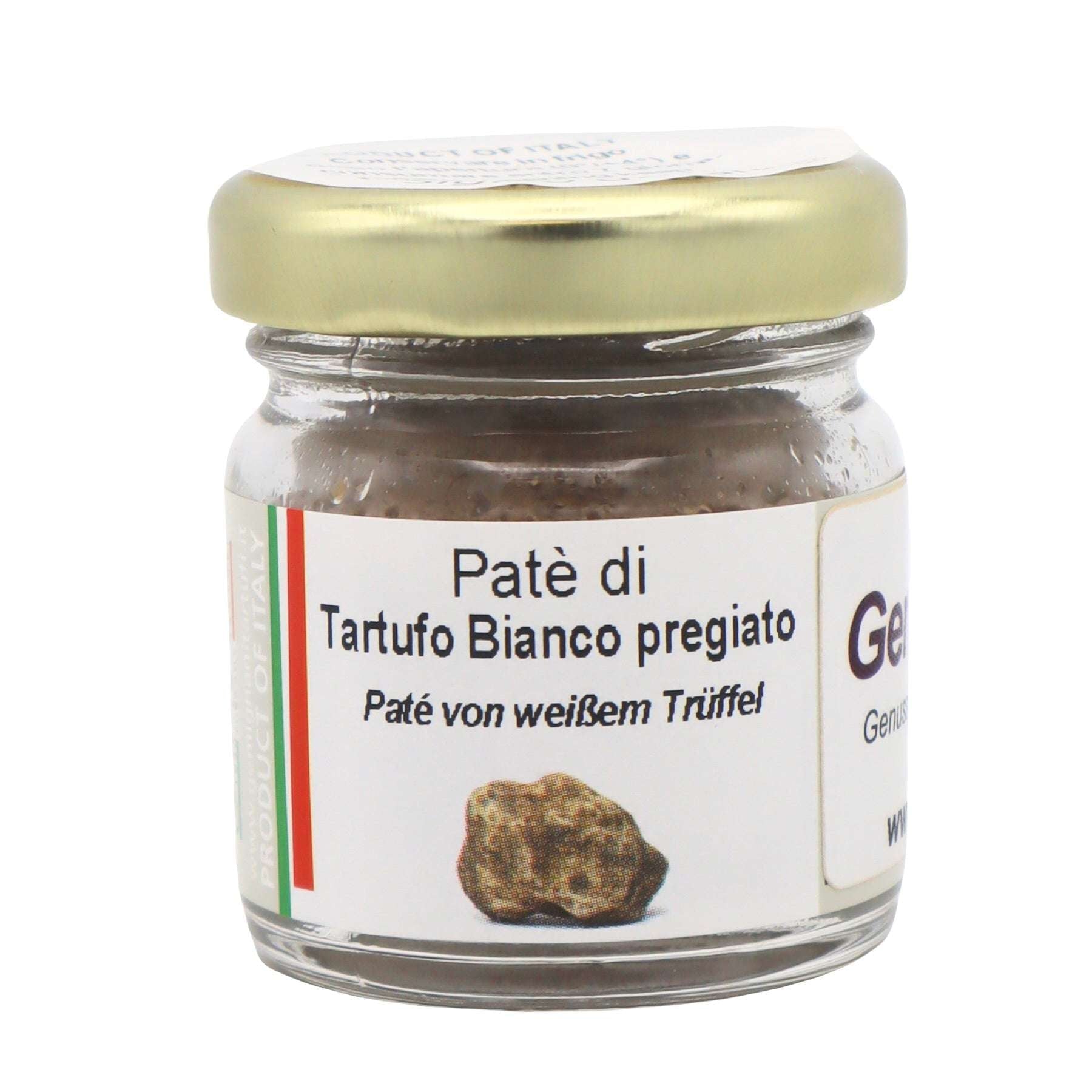 Delikatess Trüffel - Pastete von weißen Trüffeln (70% Trüffel) - Genussbote