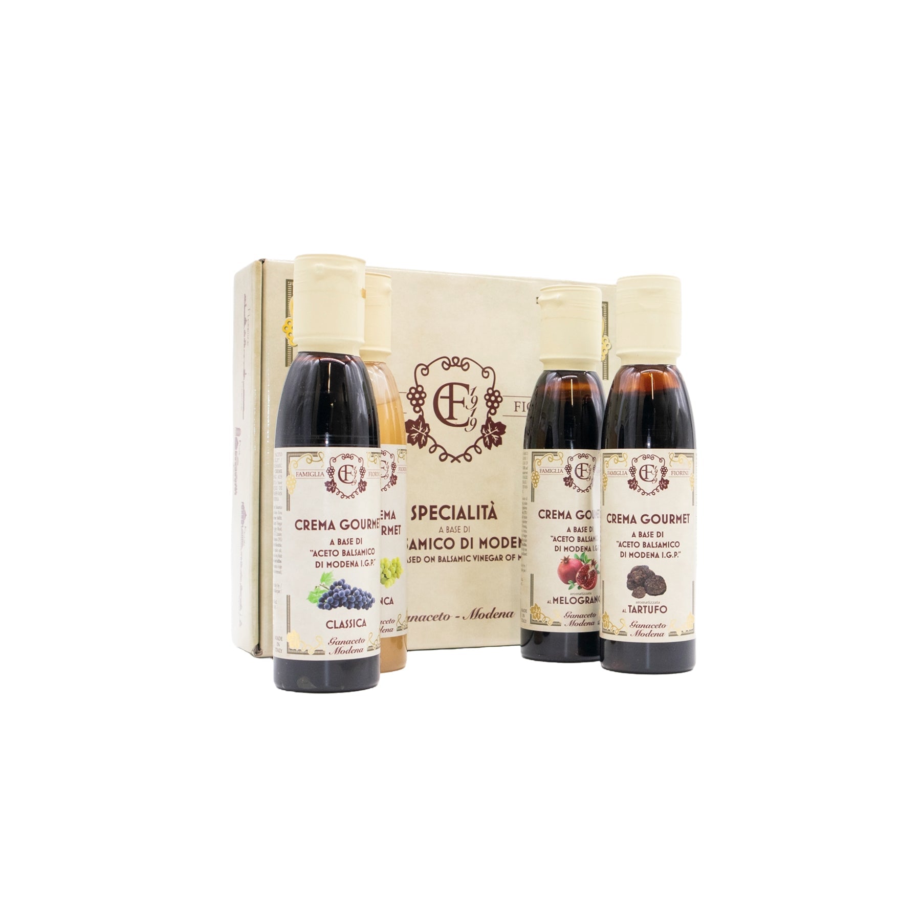 Geschenkset "Classica" 4x Crema a base di Aceto Balsamico - Genussbote