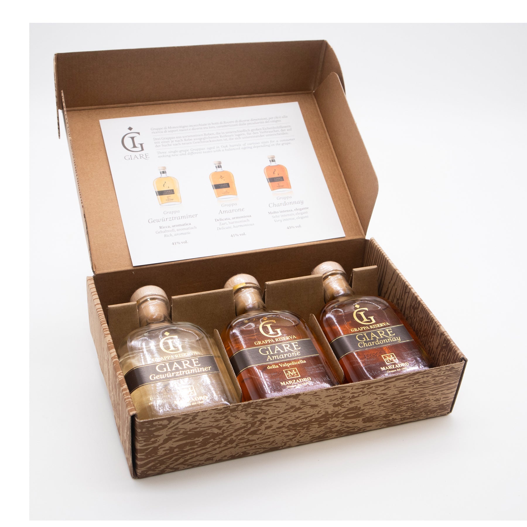 Giare Grappa - Probierset - Genussbote