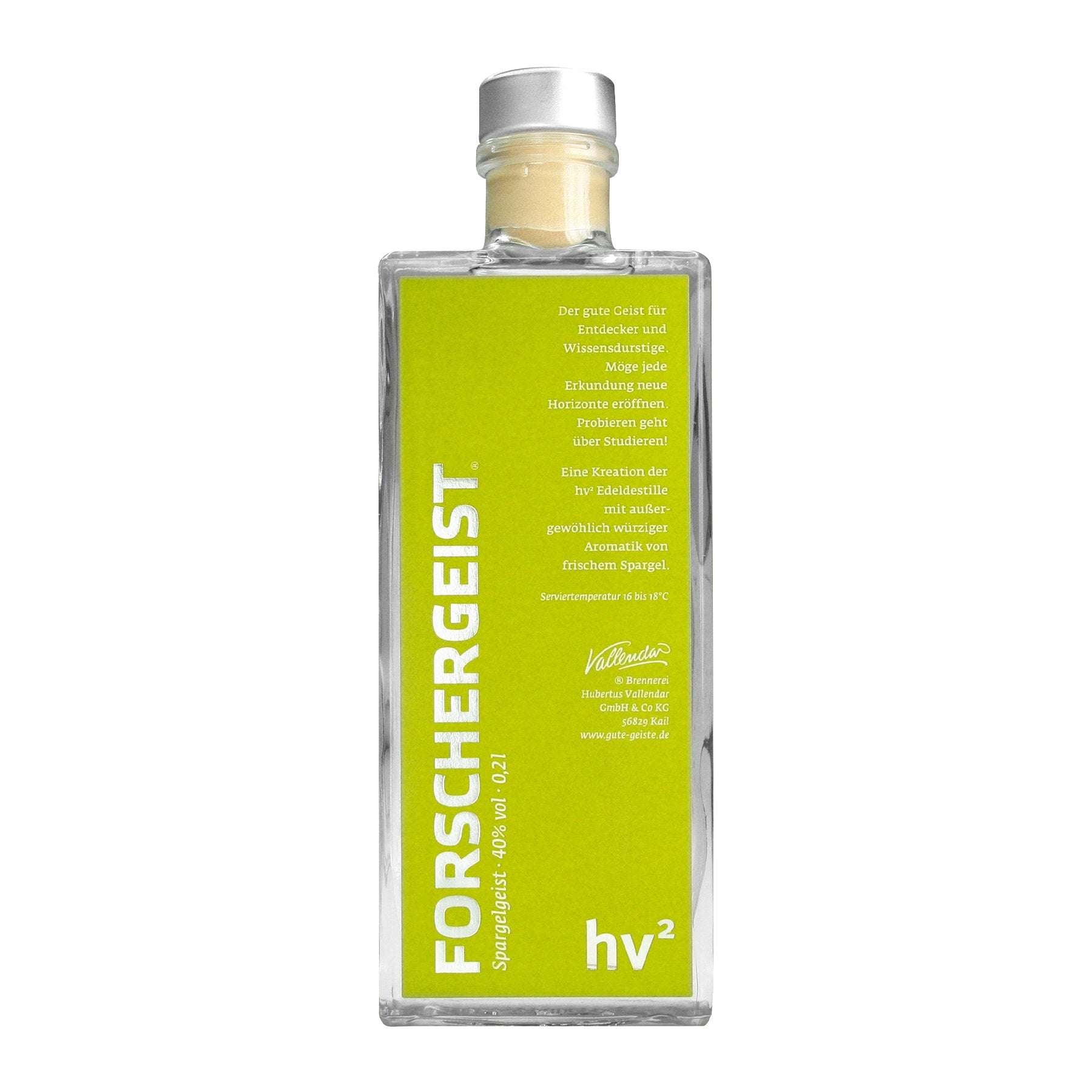 Gute Geiste "Forschergeist" - Spargelgeist - Genussbote