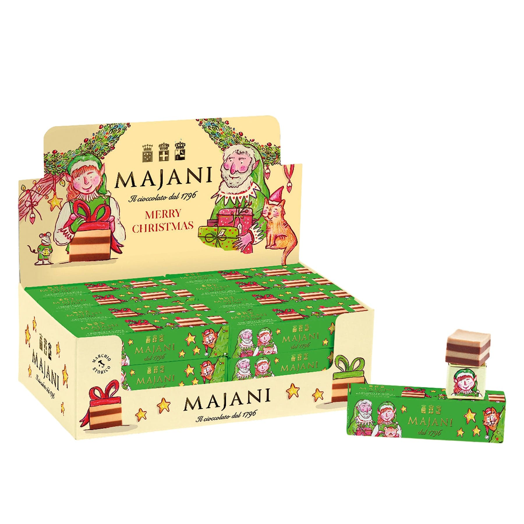 Majani Fiat - Nougat Pralinen (4 Stück) - Genussbote