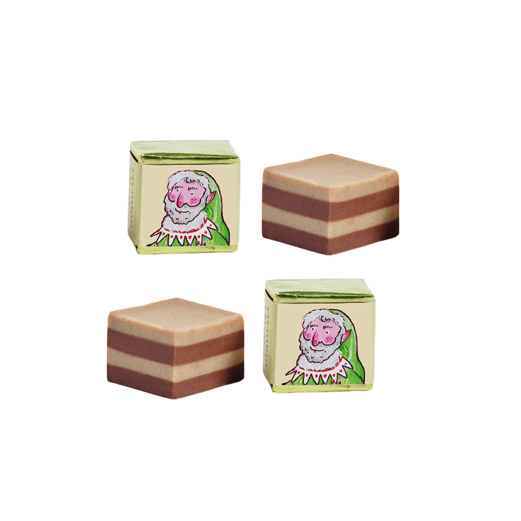 Majani Fiat - Nougat Pralinen (4 Stück) - Genussbote