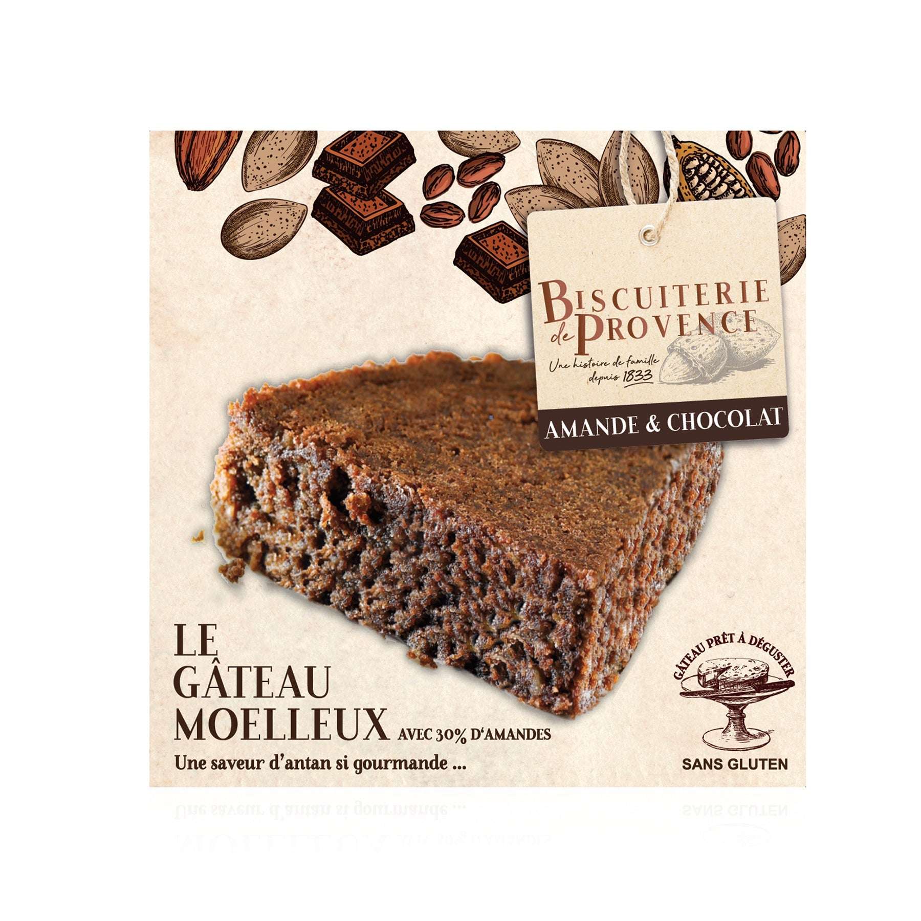 Mandelkuchen (BIO) - Schokolade - Genussbote