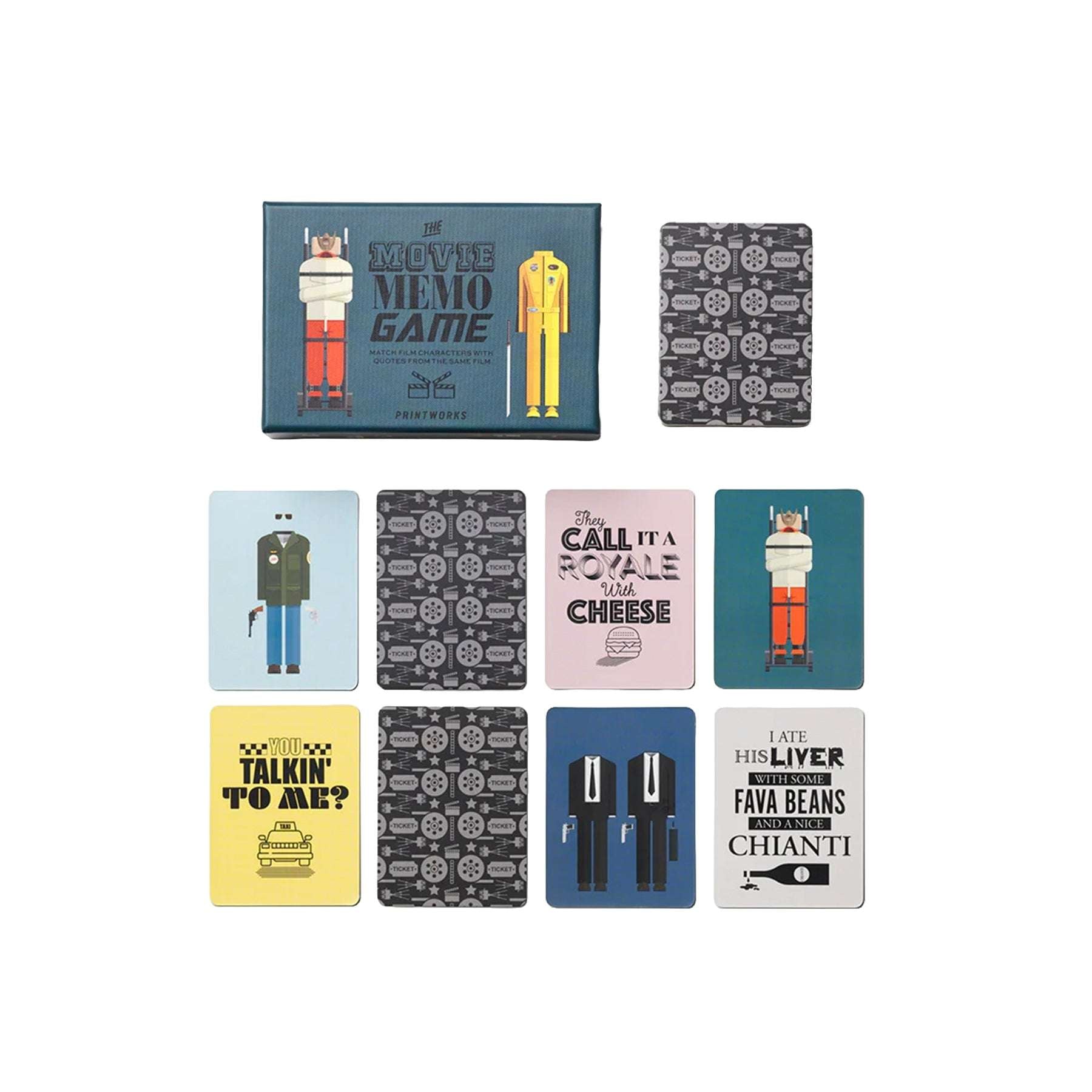 Memospiel: Movie Memo Game - Genussbote