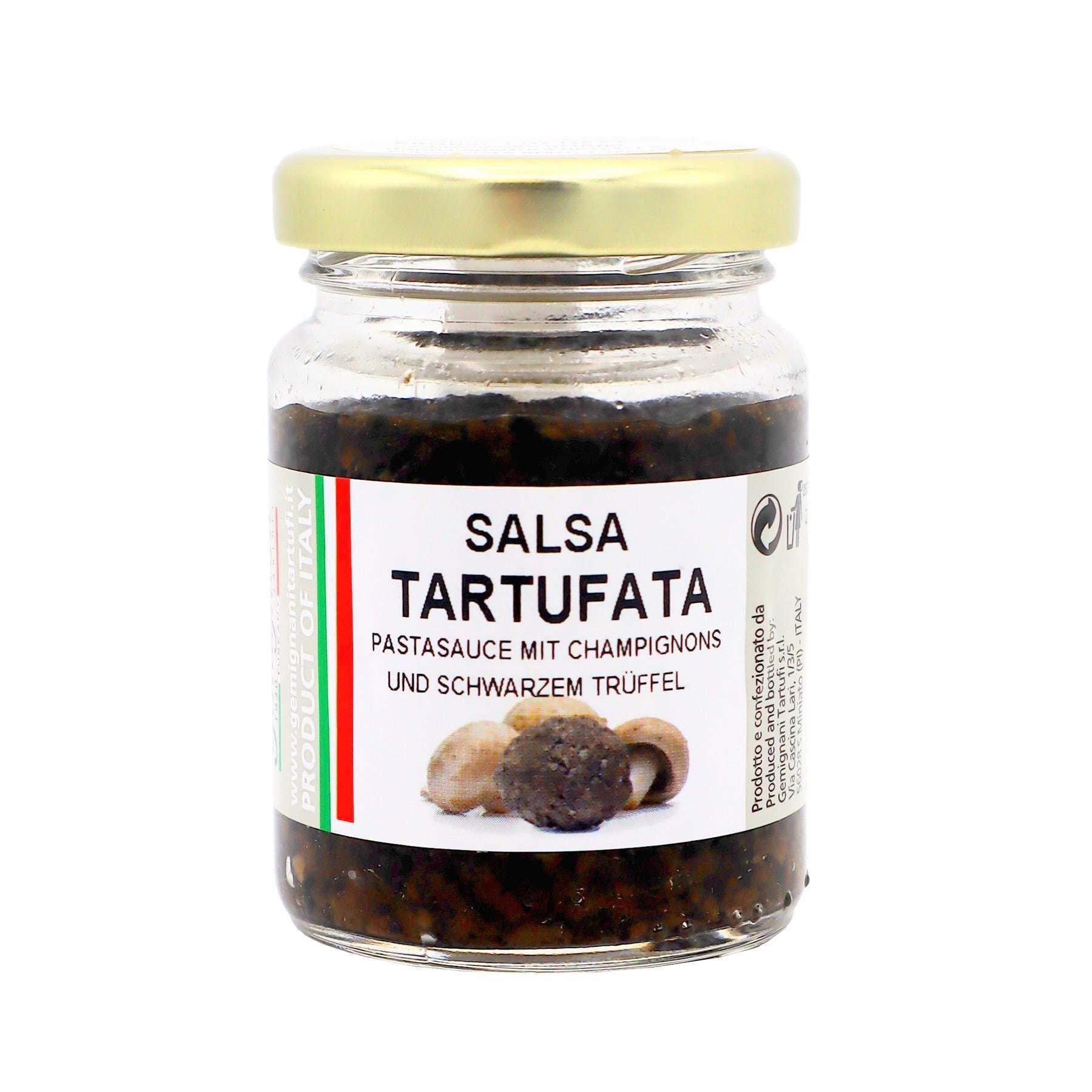 Pastasauce mit Champignons und schwarzem Trüffel - 180g - Genussbote