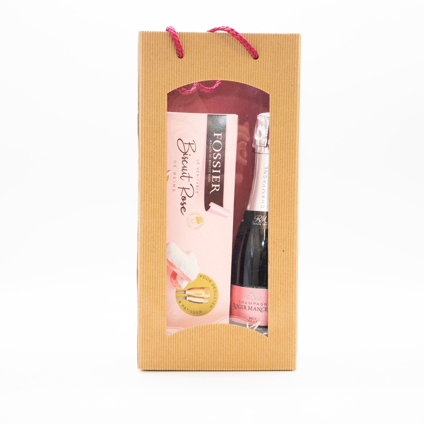 Rosa Champagner Geschenkset - Genussbote