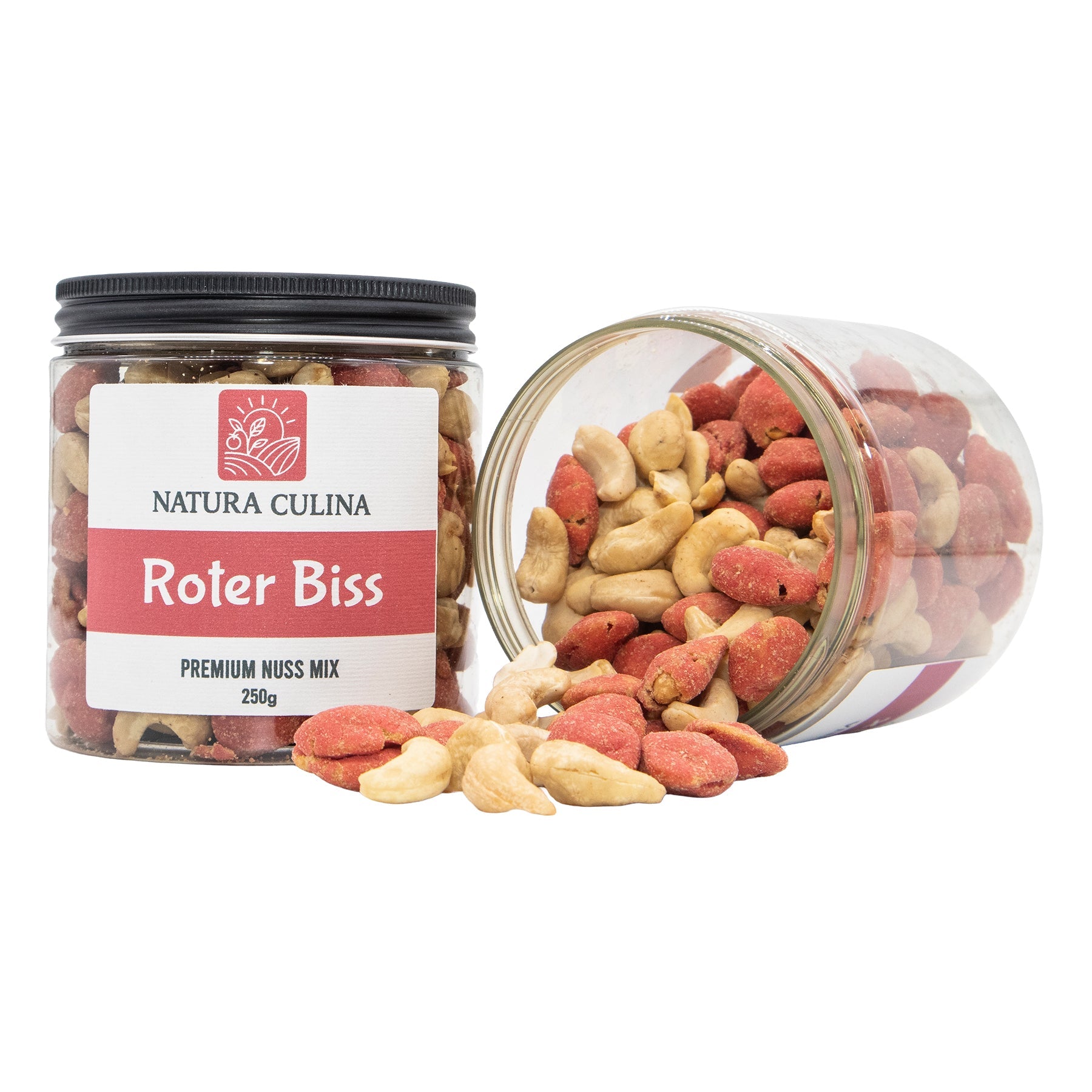 Roter Biss: Cashew und Erdnuss Mix mit Wasabi - Genussbote