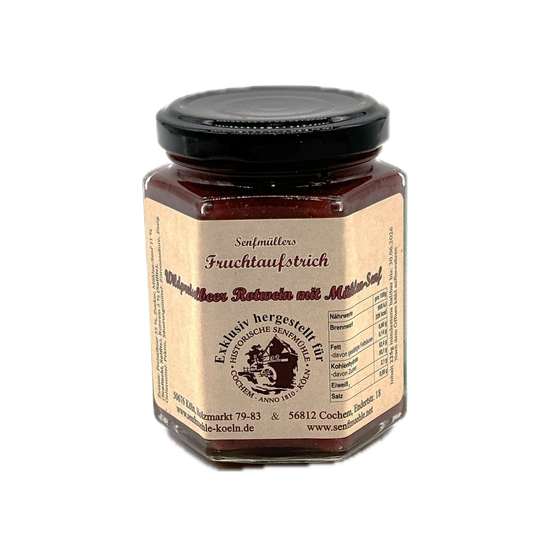 Senfmüller´s - Wildpreiselbeer mit Rotwein - Genussbote