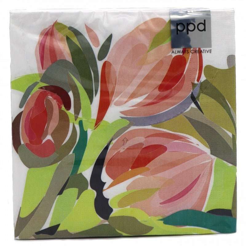Servietten "Tulpenblüten" - Genussbote