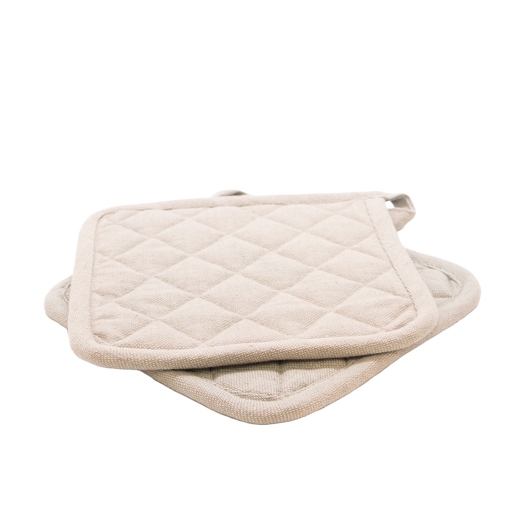 Topflappen (2er Set) - grau - Genussbote