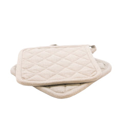 Topflappen (2er Set) - grau