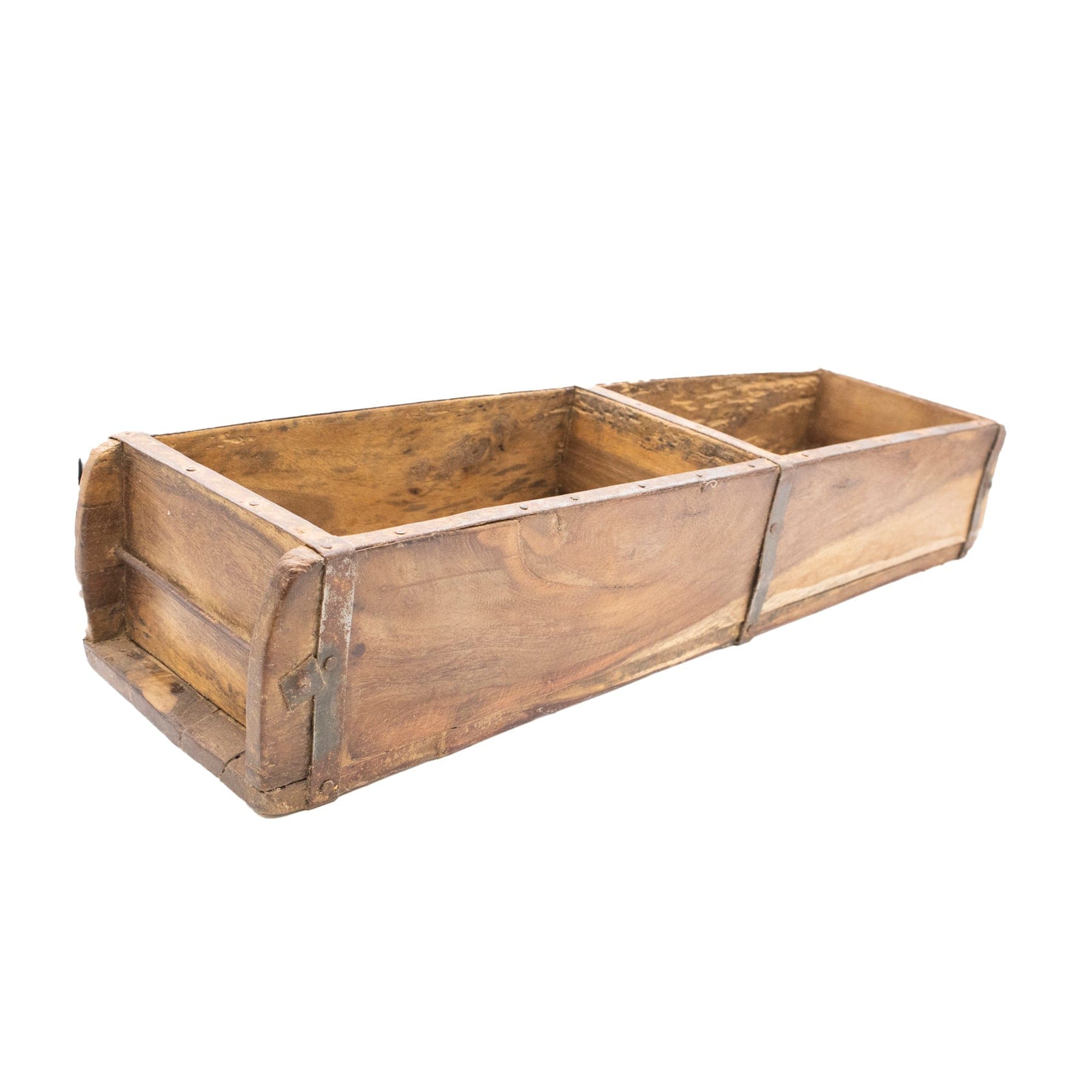 Ziegelsteinform aus Holz mit 2 Fächern - Genussbote