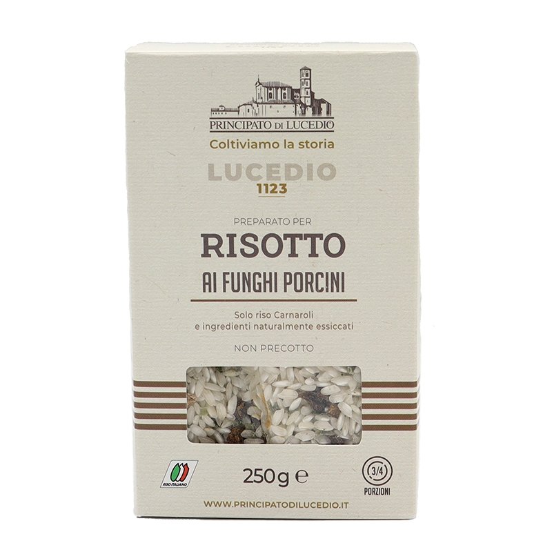 Lucedio Risotto mit Steinpilzen