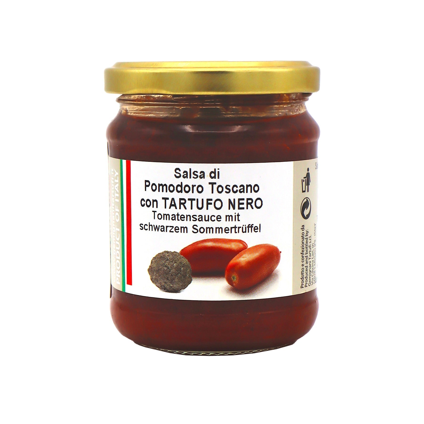 Salsa die Pomodoro Toscano con Tartufo nero, Tomatensauce mit Trüffeln - Genussbote